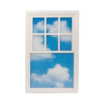Seletti - Window 1 Vägglampa/Golvlampa White/Light Blue
