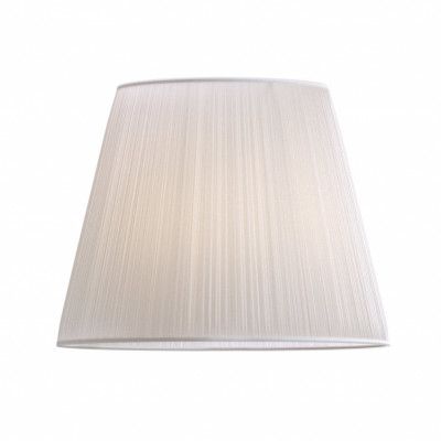 Skärm Slender, off white pleated Ø34