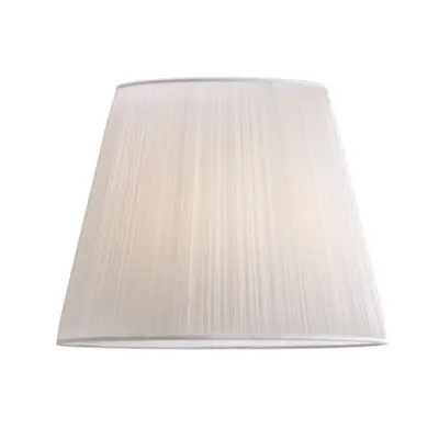 Skärm Slender, off white pleated Ø34