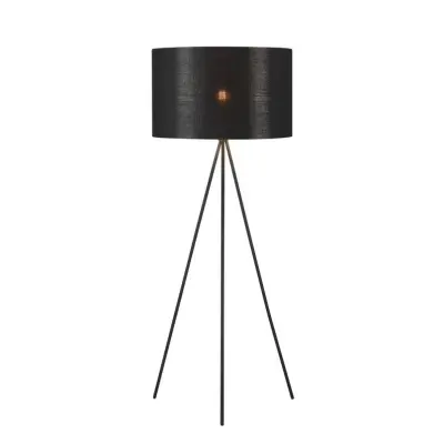 SLV - Fenda Tripod Golvlampa Ø45,5 Black/Copper/Black