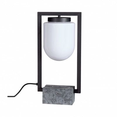 Stanley bord/golvlampa IP44 Sandsvart