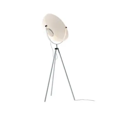 Stilnovo - Demi Moon LED-golvlampa, vit, höjd 196 cm