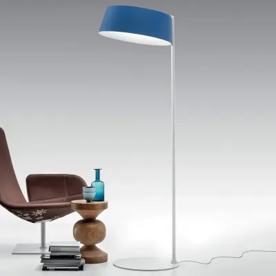 Stilnovo - Oxygen FL2 LED-golvlampa, azurblå, höjd 194 cm