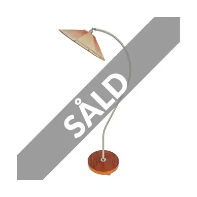 Svanhals golvlampa, rosa