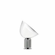 Taccia LED bord/golvlampa, silver