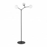 TK Fairy golvlampa, w. 3 skärmar - glas och svart metall