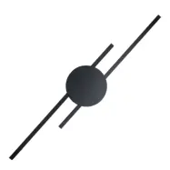 TK Java 2 LED vägglampa - svart metall