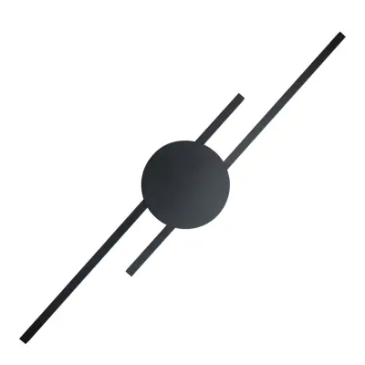 TK Java 2 LED vägglampa - svart metall