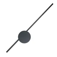 TK Java li LED vägglampa - svart metall