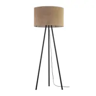 TK Jute golvlampa - naturjute och svart metall