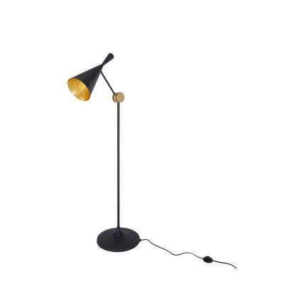 Tom Dixon - Beat Golvlampa Matt Black/Brass