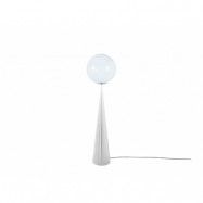 Tom Dixon - Globe Fat Golvlampa Opal/Silver