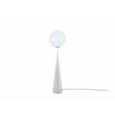 Tom Dixon - Globe Fat Golvlampa Opal/Silver