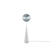 Tom Dixon - Globe Fat Golvlampa Silver/Silver