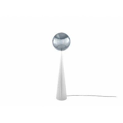 Tom Dixon - Globe Fat Golvlampa Silver/Silver