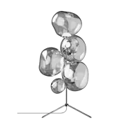 Tom Dixon Melt Chandelier golvlampa LED 175 cm Silver