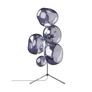 Tom Dixon Melt Chandelier golvlampa LED 175 cm Smoke