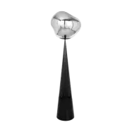 Tom Dixon Melt Cone fat golvlampa LED 174,5 cm Silver