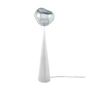 Tom Dixon Melt Cone fat golvlampa LED 174,5 cm Silver-silver
