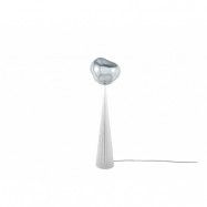 Tom Dixon - Melt Cone Fat Golvlampa Silver/Silver
