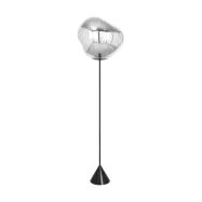 Tom Dixon Melt Cone slim golvlampa LED 180 cm Silver