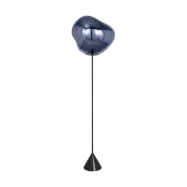 Tom Dixon Melt Cone slim golvlampa LED 180 cm Smoke