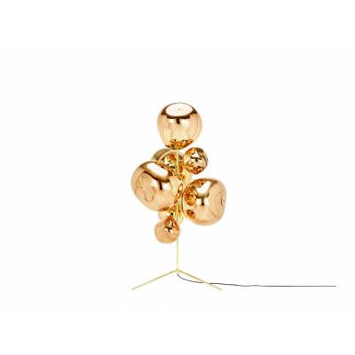 Tom Dixon - Melt Floor Chandelier Golvlampa Gold/Gold