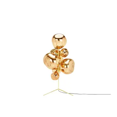 Tom Dixon - Melt Floor Chandelier Golvlampa Gold/Gold