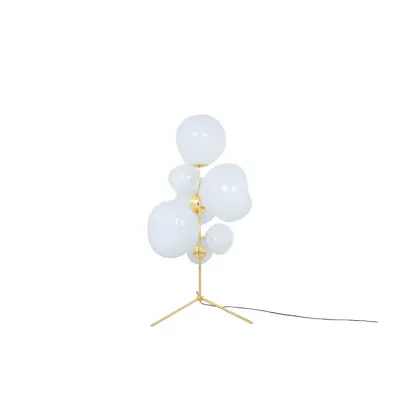 Tom Dixon - Melt Floor Chandelier Golvlampa Gold/Opal