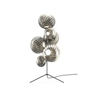 Tom Dixon Whirl Floor Chandelier Silver LED UN