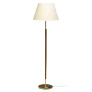 Tullgarn golvlampa, mässing/valnöt 130cm