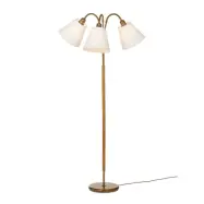 Tullgarn golvlampa trearmad, oxid/ek 145cm