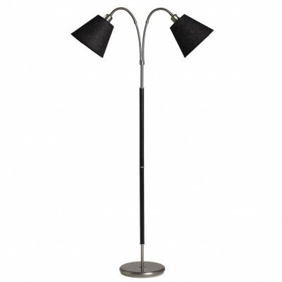 Tullgarn golvlampa tvåarmad, råjärn/svart 145cm