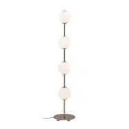 UMAGE - Audrey LED-golvlampa, mässingsfärgad, 128 cm, 4 lampor