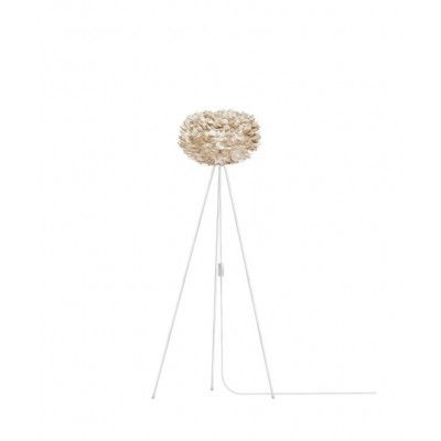 UMAGE - Eos Golvlampa Medium Ljus Brun/Vit
