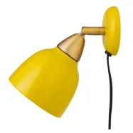 URBAN SHORT WALL LAMP, Matt Amber