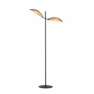 VENE LP2 Golvlampa, Svart/Brun