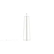 VENTURE DESIGN Avspark golvlampa - glas och vitt stål