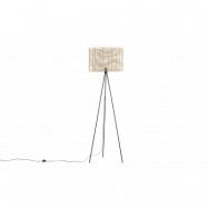 VENTURE DESIGN Fence golvlampa - naturrotting och svart stål