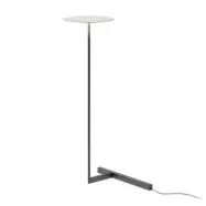 Vibia - Platt LED-golvlampa 96 cm grå L1, dimbar