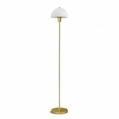 Vienda golvlampa mässing/glas E14
