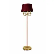Vintage by Bright 1-2-3 Golvlampa burgundy 5-arm