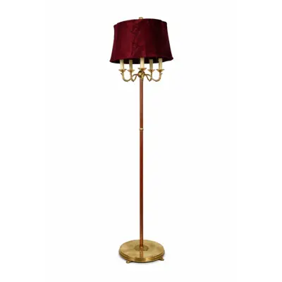 Vintage by Bright 1-2-3 Golvlampa burgundy 5-arm