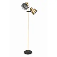 Vintage by Bright 1-2-3 Golvlampa Mässing, Metall 130cm