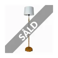 Vintage Golvfot, ek/mässing