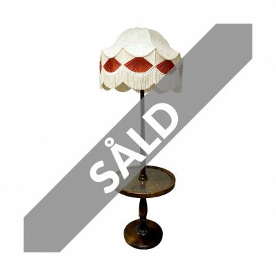 Vintage Golvlampa m. bord