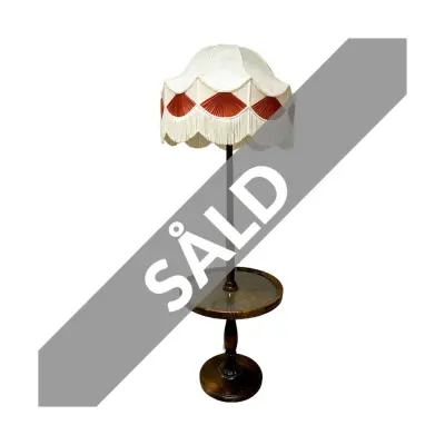 Vintage Golvlampa m. bord