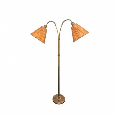 Vintage Radiance Golvlampa 2-arm mässing