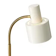VOGUE golvlampa, beige, höjd 143 cm, metall, E27 – Halo Design - Vardagsrum - Vintage / retro - Med en ljuskälla