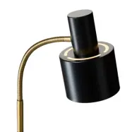VOGUE golvlampa, svart, höjd 143 cm, metall, E27 – Halo Design - Vardagsrum - Vintage / retro - Med en ljuskälla